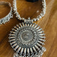Beautiful oxidized long necklace combo set