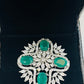 Beautiful AD Green Stone Partywear Ring